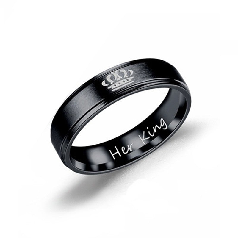 ANILLOS DE PROMESA PARA PAREJAS – SET DE 2 | ACERO INOXIDABLE
