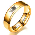 ANILLOS DE PROMESA PARA PAREJAS – SET DE 2 | ACERO INOXIDABLE