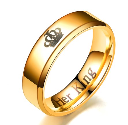 ANILLOS DE PROMESA PARA PAREJAS – SET DE 2 | ACERO INOXIDABLE