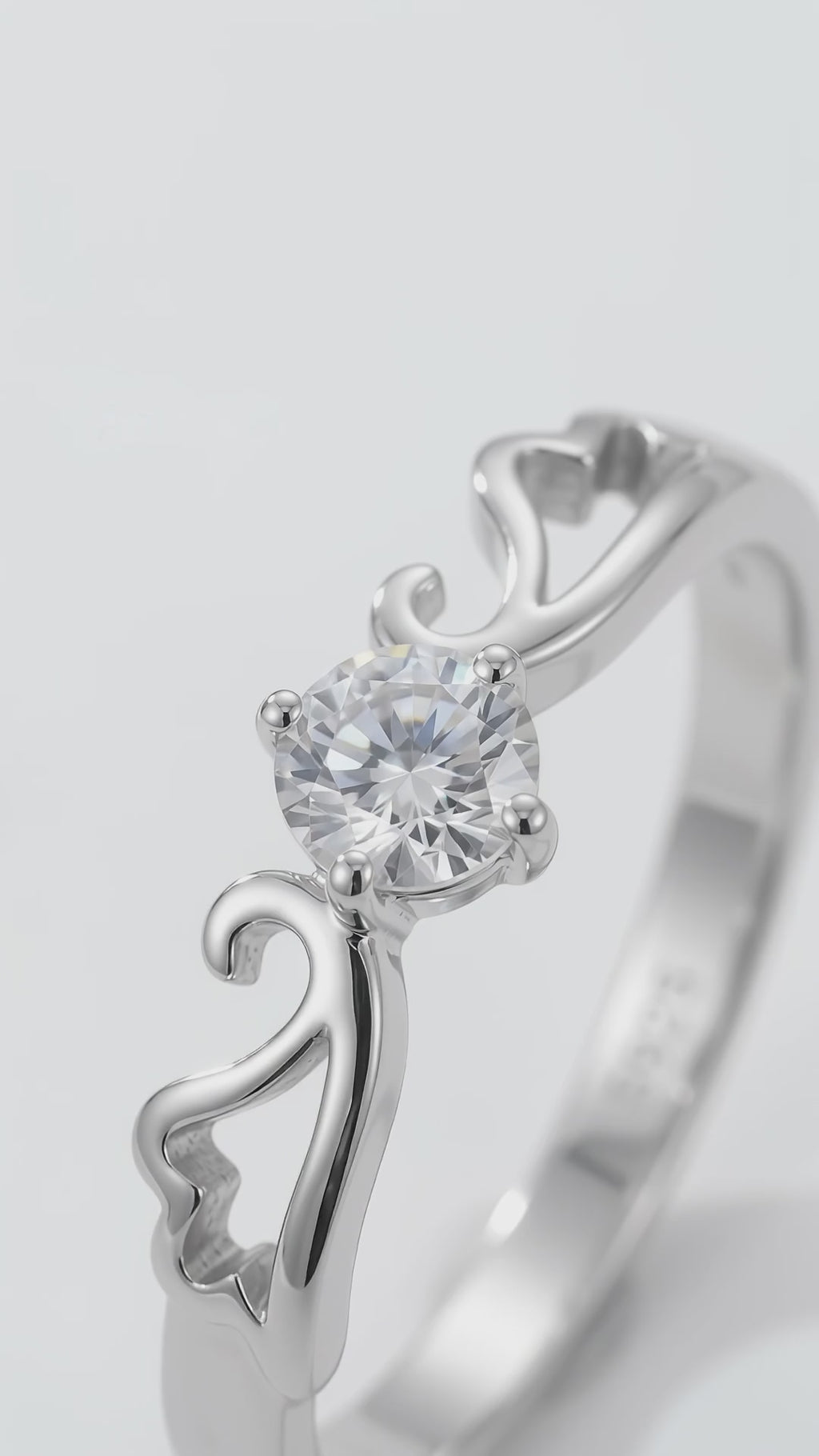 ANILLOS DE PAREJA ÁNGEL PLATEADOS – AJUSTABLES